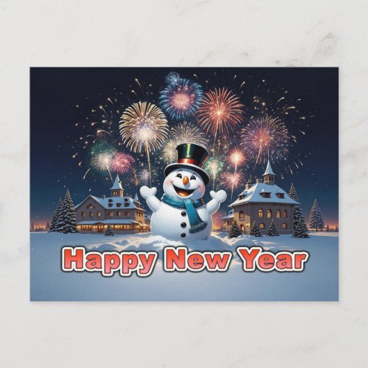 Carte Postale Bonne Année (Devant)