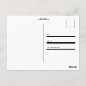 Carte Postale Bonne année (Dos)