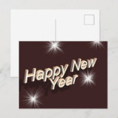 Carte Postale Bonne année (Devant / Derrière)