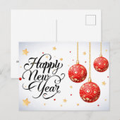 Carte Postale Bonne année (Devant / Derrière)