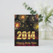 Carte postale Bonne année 2014 (Debout devant)