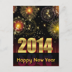 Carte postale Bonne année 2014