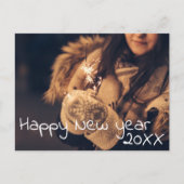 Carte Postale Bonne année 2023 Script Photo complète (Devant)