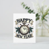 Carte Postale Bonne année 2025 Fête du Nouvel An (Debout devant)