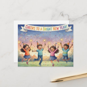 CARTE POSTALE BONNE ANNÉE 2026