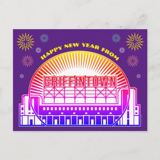 Carte Postale Bonne Année De Griffintown Postcard (Devant)