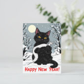 Carte Postale Bonne année du serpent (Debout devant)