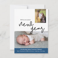 Bonne année Faire-part de naissance