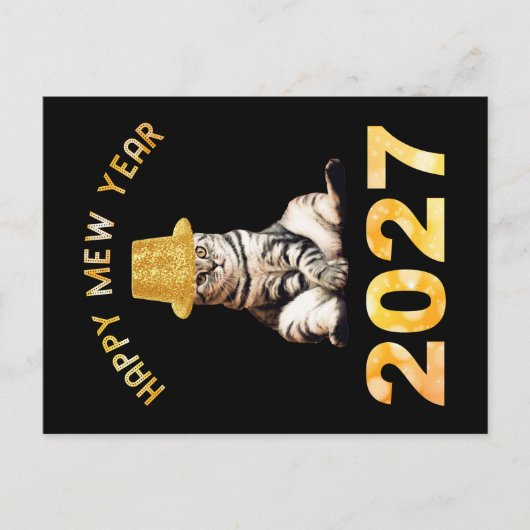 Carte Postale Bonne année Mew 2027 (Devant)