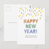 Carte Postale Bonne Année / Nous Pouvons Vraiment Dire Cela! (Devant / Derrière)