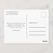 Carte Postale Bonne année photo (Dos)