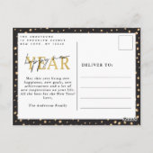 Carte Postale Bonne année photo (Dos)