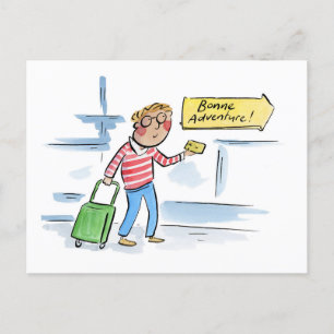 Carte Postale Bonne aventure