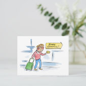 Carte Postale Bonne aventure (Debout devant)