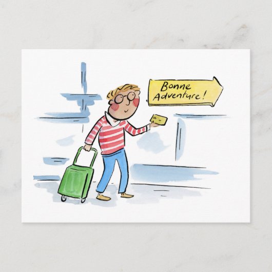 Carte Postale Bonne aventure (Devant)