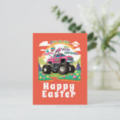 Carte Postale Bonne aventure de camion Monster de Pâques (Debout devant)
