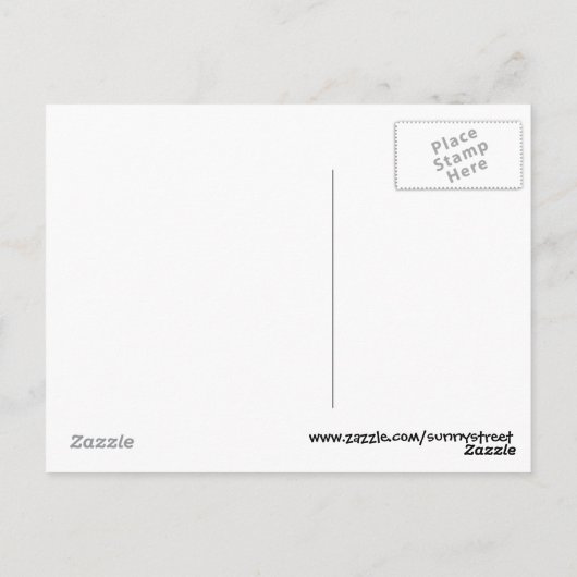 Carte Postale Bonne baleine à Grinning (Dos)