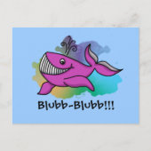 Carte Postale Bonne baleine à Grinning (Devant)