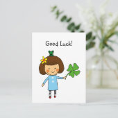 Carte Postale Bonne chance (Debout devant)