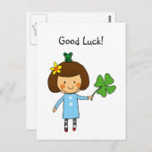 Carte Postale Bonne chance (Devant / Derrière)