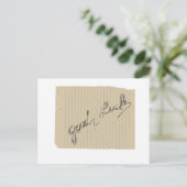 Carte Postale bonne chance (Debout devant)