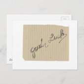 Carte Postale bonne chance (Devant / Derrière)