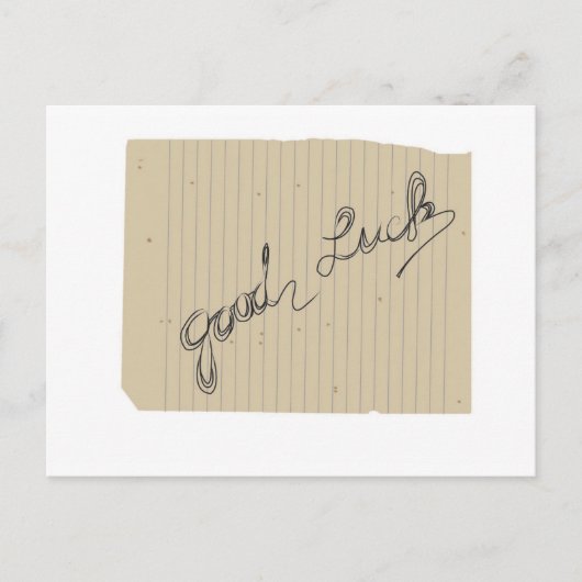Carte Postale bonne chance (Devant)