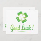 Carte postale Bonne chance (Devant / Derrière)