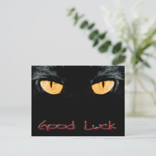 Carte Postale Bonne chance (Debout devant)