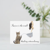 Carte Postale Bonne chance (Debout devant)