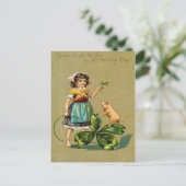 Carte Postale Bonne chance à vous le jour de la Saint Patrick (Debout devant)