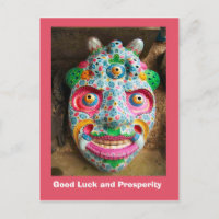 Bonne chance et prospérité, masque de fête