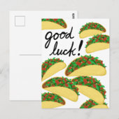 Carte Postale BONNE CHANCE Taco Avalanche Délicieux (Devant / Derrière)