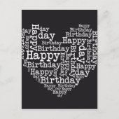 Carte Postale Bonne conception d'anniversaire (Devant)