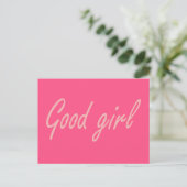 Carte Postale Bonne conception de fille (Debout devant)