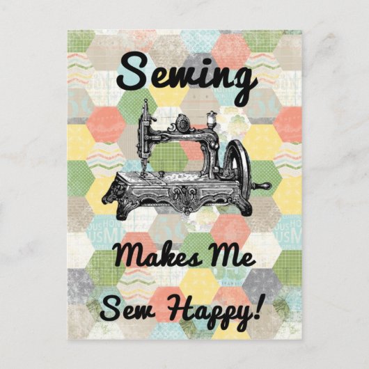 Carte Postale Bonne couture Vintage (Devant)