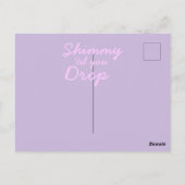 Carte Postale Bonne danseuse du ventre d'anniversaire (Dos)