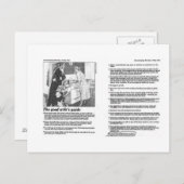 Carte Postale bonne épouse (Devant / Derrière)