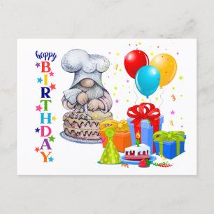 Carte Postale Bonne fête d'anniversaire