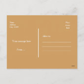 CARTE POSTALE BONNE FÊTE DE FIN D'ANNÉE TRÈS CAFFÉ (Dos)