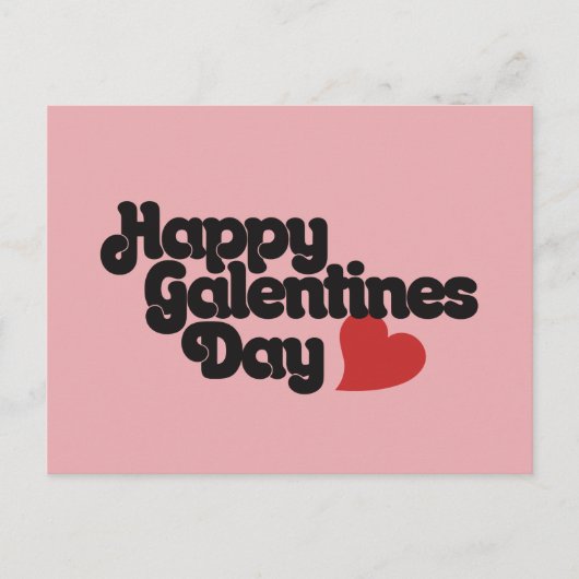 Carte Postale Bonne fête des Galentines (Devant)