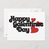 Carte Postale Bonne fête des Galentines (Devant / Derrière)