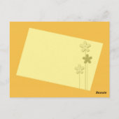 Carte Postale Bonne fête des mères (Dos)