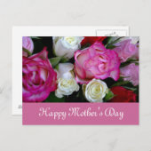 Carte postale Bonne Fête des mères (Devant / Derrière)