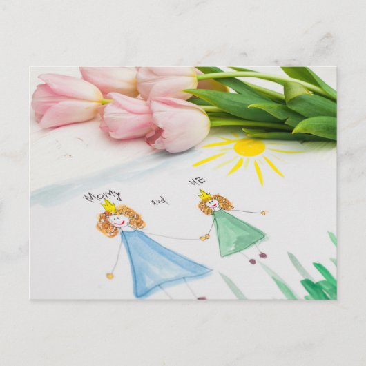 Carte Postale Bonne fête des mères (Devant)