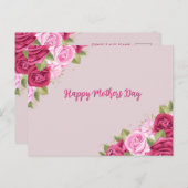 Carte Postale Bonne fête des mères (Devant / Derrière)