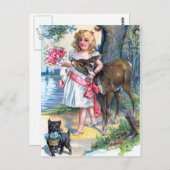 Carte Postale Bonne fête des mères (Devant / Derrière)