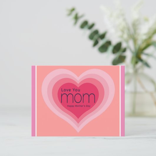 Carte Postale bonne fête des mères (Debout devant)