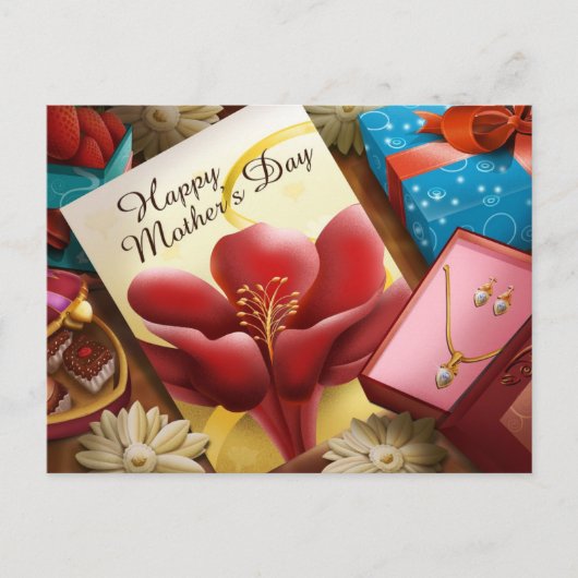 Carte Postale Bonne fête des mères (Devant)