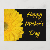 Carte Postale Bonne fête des mères Fleur Jaune (Devant)